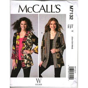 McCall's M7132 Misses XS to M Light Jacket Melissa Watson Uncut Sewing Pattern